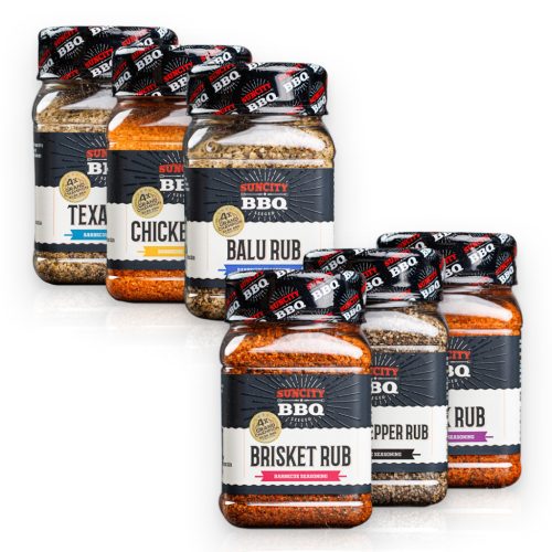 BBQ fűszercsomag 6 db-os