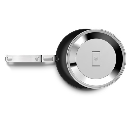 BARE Cookware tigaie din oțel carbon de 24 cm + capac din oțel inoxidabil