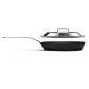 BARE Cookware 24 cm-es szénacél serpenyő + rozsdamentes acél fedél