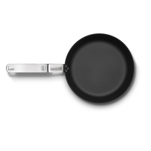 BARE Cookware tigaie din oțel carbon de 24 cm + capac din oțel inoxidabil