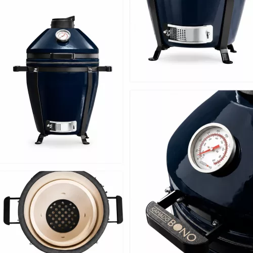 Kamado Bono® EVO Minimo Fényes Tengerkék