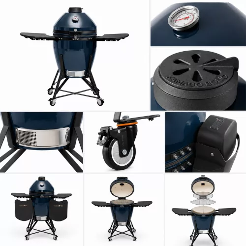 Kamado Bono® EVO Media Fényes Tengerkék