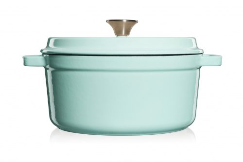 Grand Feu 3.5L Enamelled Cast Iron Casserole – Light Blue