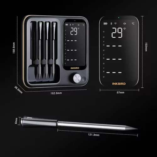 Inkbird® Termometru wireless digital pentru miezul cărnii
