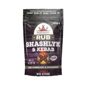 Poppamies Shashlyk & Kebab Rub 200 g