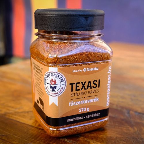 Nyárspolgár BBQ Texasi stílusú, kávés Rub