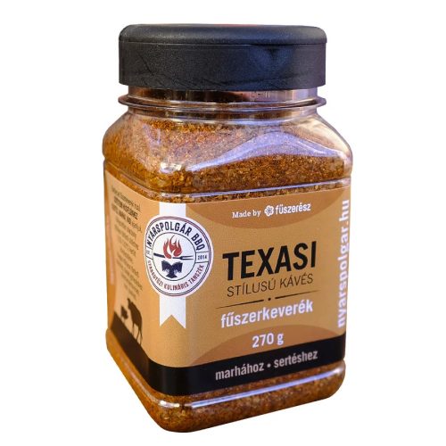 Nyárspolgár BBQ Texasi stílusú, kávés Rub