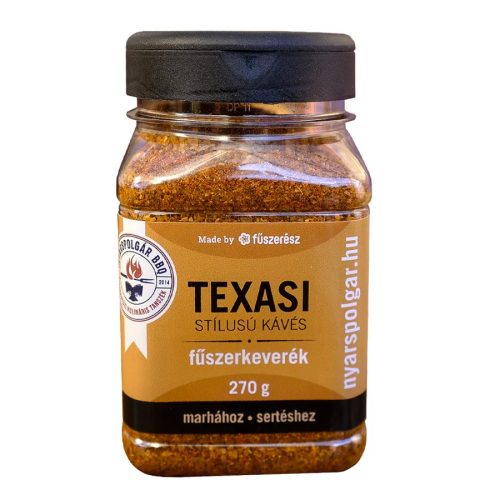 Nyárspolgár BBQ Texasi stílusú, kávés Rub