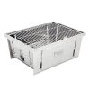 ProQ® FlatDog hordozható BBQ grill - rozsdamentes acél