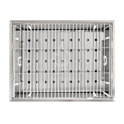 ProQ® FlatDog portable BBQ grill - stainless steel