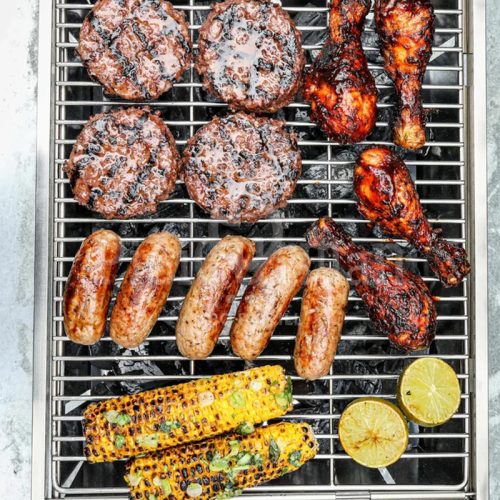 ProQ® FlatDog portable BBQ grill - stainless steel