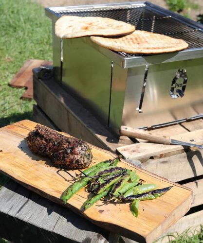 ProQ® FlatDog portable BBQ grill - stainless steel