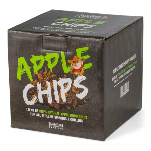 Turnpike chips de lemn pentru afumare, măr 1,5 kg (8 litri)