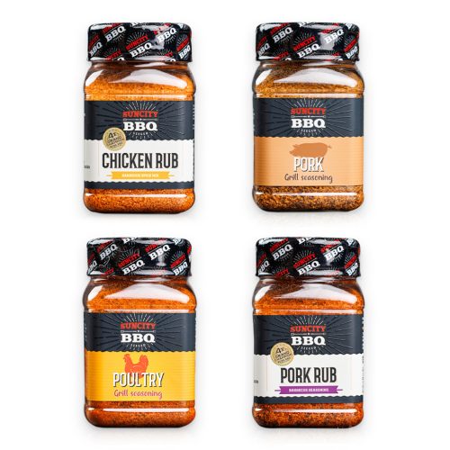 SunCity BBQ Best of set de condimente 4 bucăți