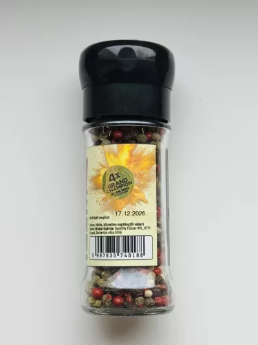 Suncity Spices Piper boabe colorat întreg 35 g