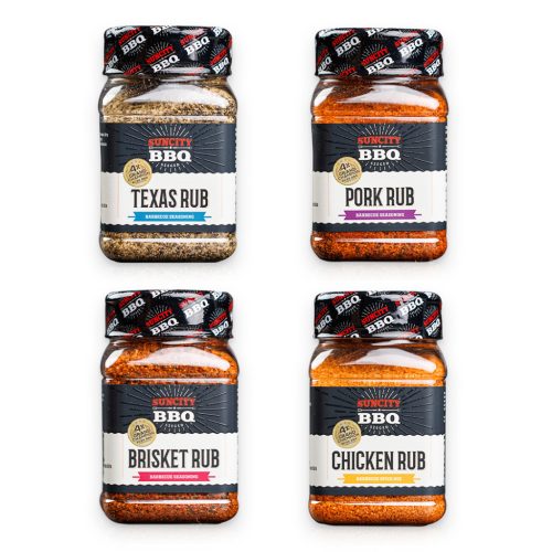 SunCity BBQ Pitmaster pachet de condimente 4 bucăți