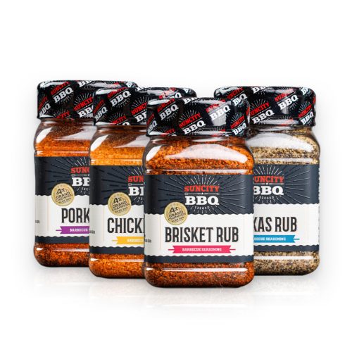 SunCity BBQ Pitmaster pachet de condimente 4 bucăți