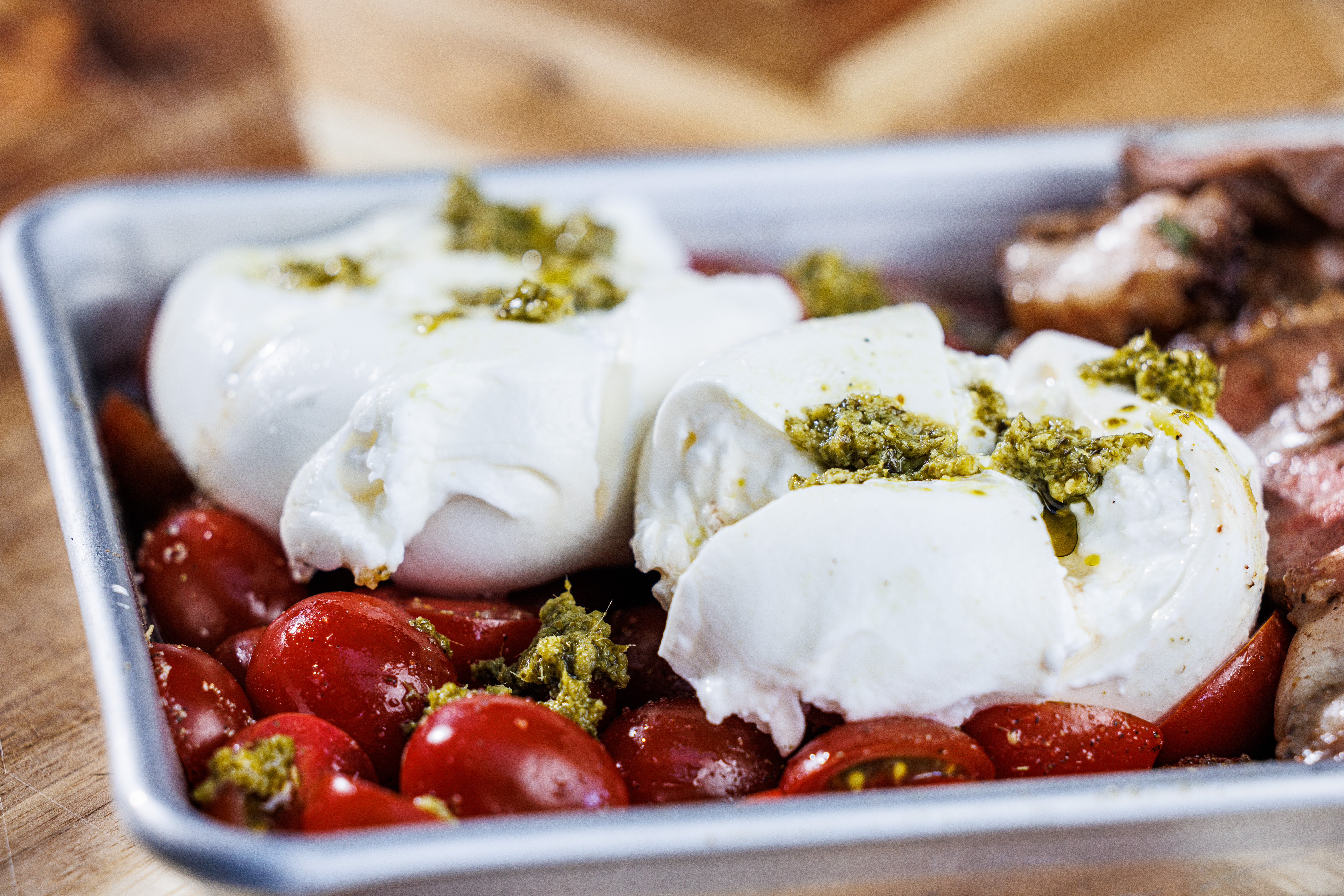 Burrata saláta